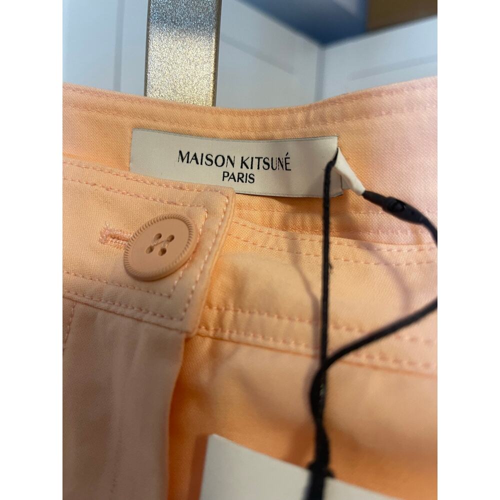 Maison Kitsune Peach Pants New with Tags - Picture 8 of 8